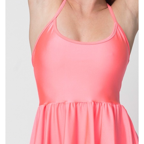 American Apparel Coral Skater Dress