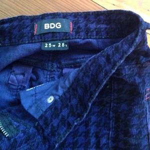 Urban Outfitters dark corduroy jeans