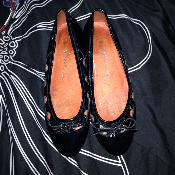 Jeffrey Campbell flats with small bow