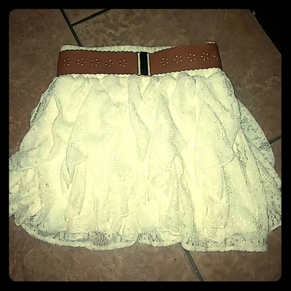 Beige skirt