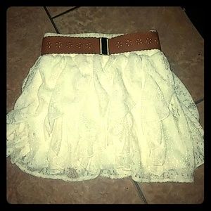 Beige skirt