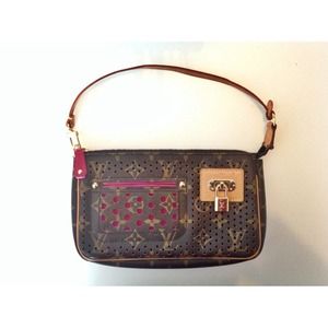 Louis Vuitton Perforated Hot Pink Pochette