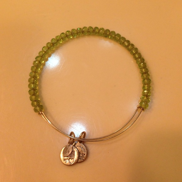 Alex and Ani green energy bracelet