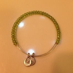 Alex and Ani green energy bracelet