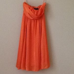 NWT! Size 0 Peach Flirty Dress