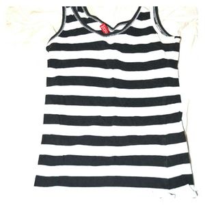 H&M Olive Green- striped tank