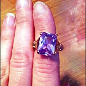 Amethyst Gold Ring