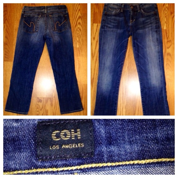 Citizens of Humanity straight leg distressed Capri