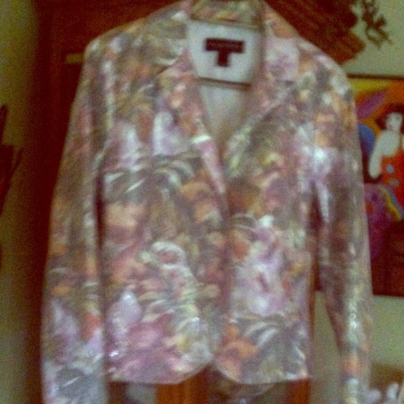 Multi-color blazer with subtle bling.