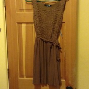 Forever 21 camel color dress