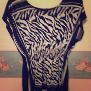 Zebra print shirt