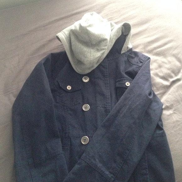 Hurley navy blue heavy jacket