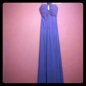 Royal blue prom dress