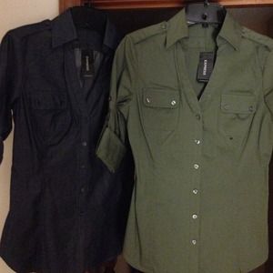 Express Button-Down Shirts