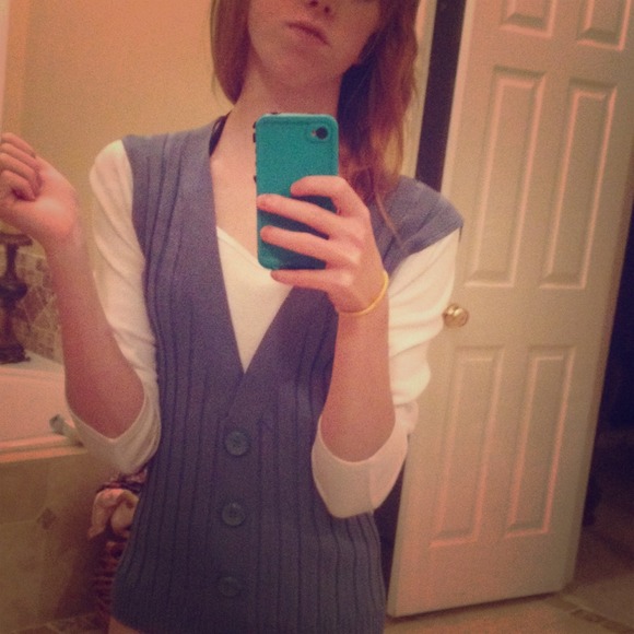 Silky and cotton boyfriend top