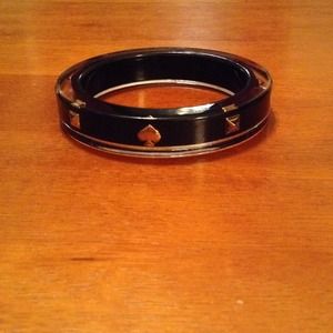 Black Kate Spade Bangle