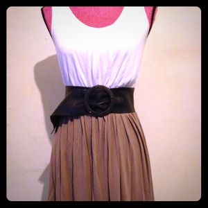 New" Mark" Cream/Brown Dress !!
