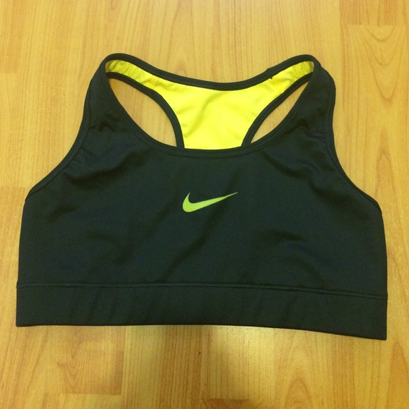 Black Nike sports bra