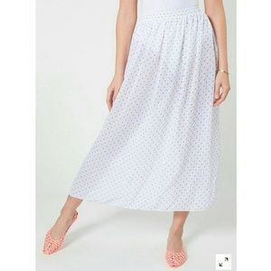 AA Polka Dot Chiffon Maxi Skirt