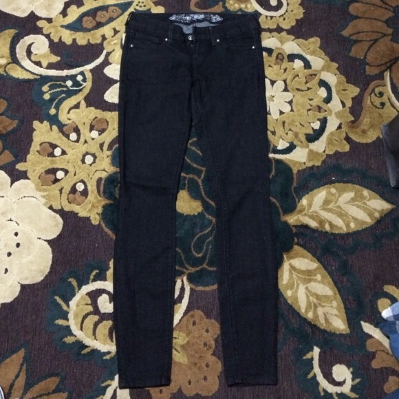 Express black jean leggings 0s