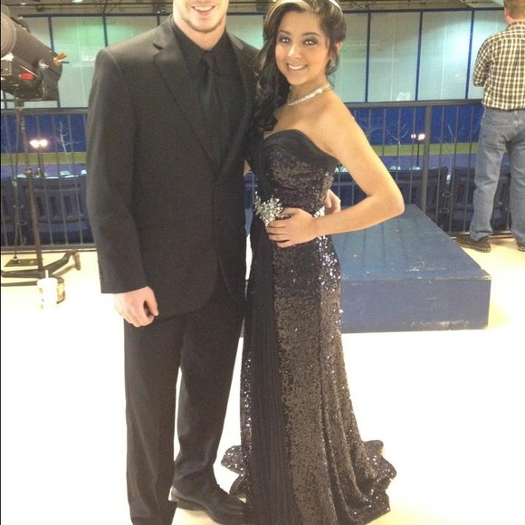 Black formal dress