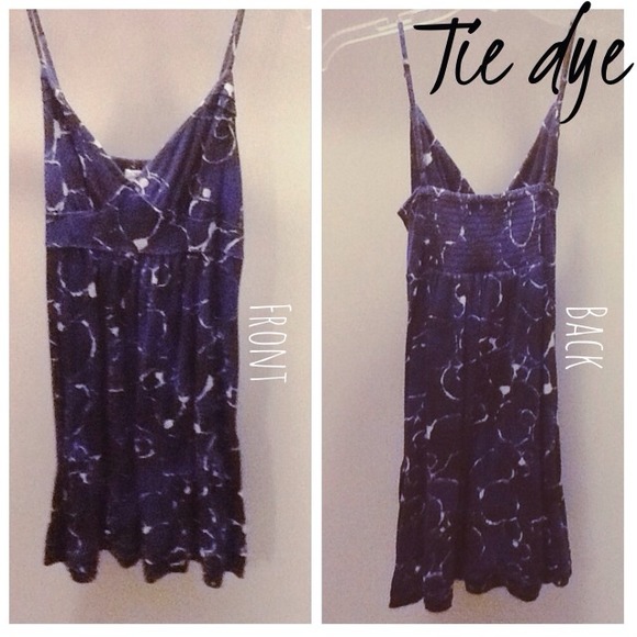 American Eagle tie dyed sundress! ⚓️🌻