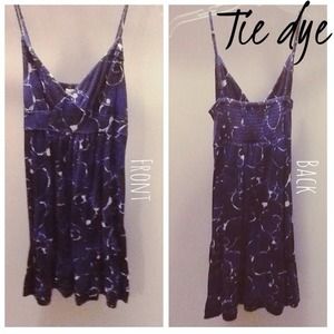 American Eagle tie dyed sundress! ⚓️🌻