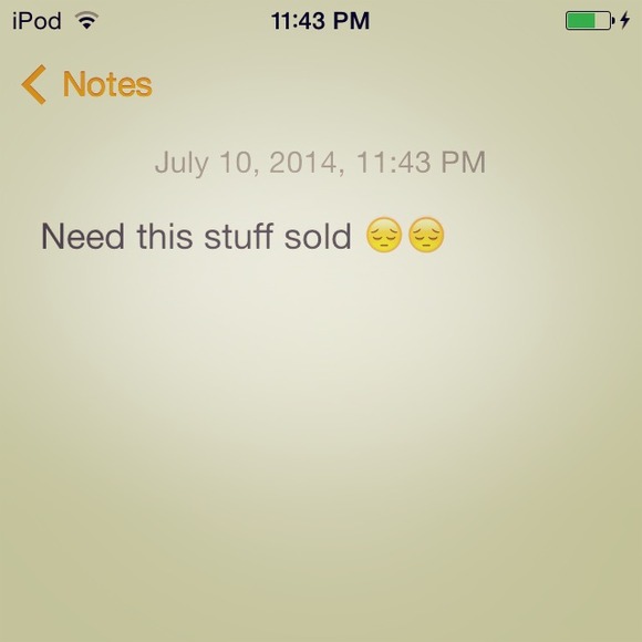 Please buy my stuff