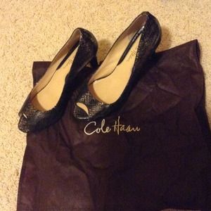 Cole Haan open toe heels