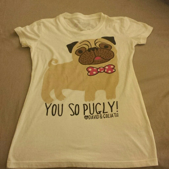🚫SOLD🚫David & Goliath Pug shirt