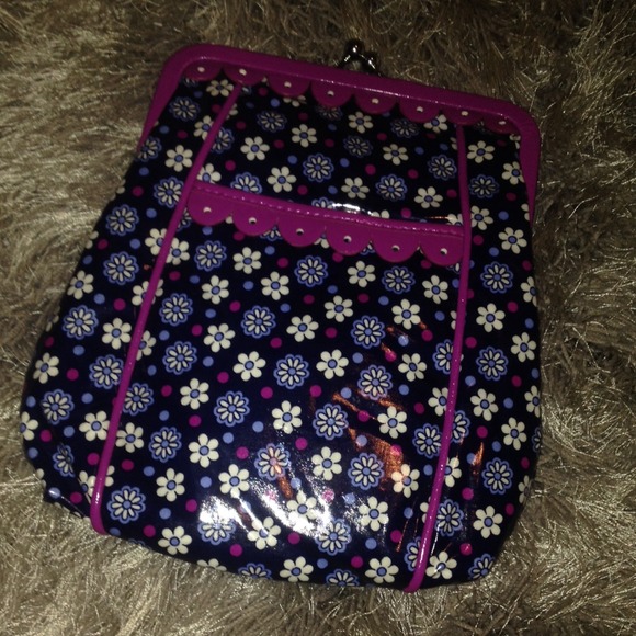 Vera Bradley Plum Petals Shoulder Bag