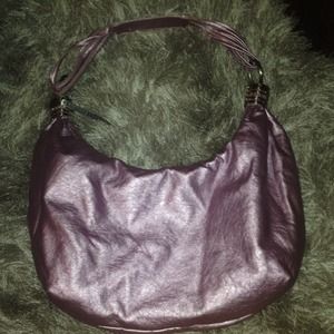 Chinese Laundry Purple Metallic Handbag