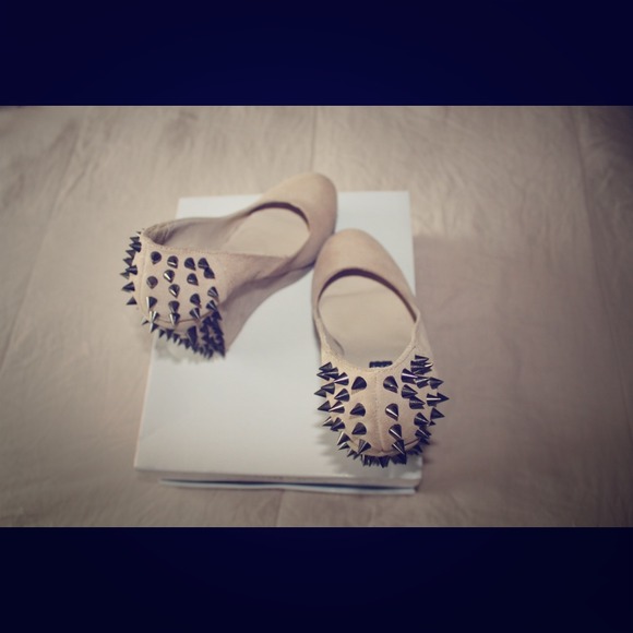 Deena and Ozzy wedge spiked  heels.