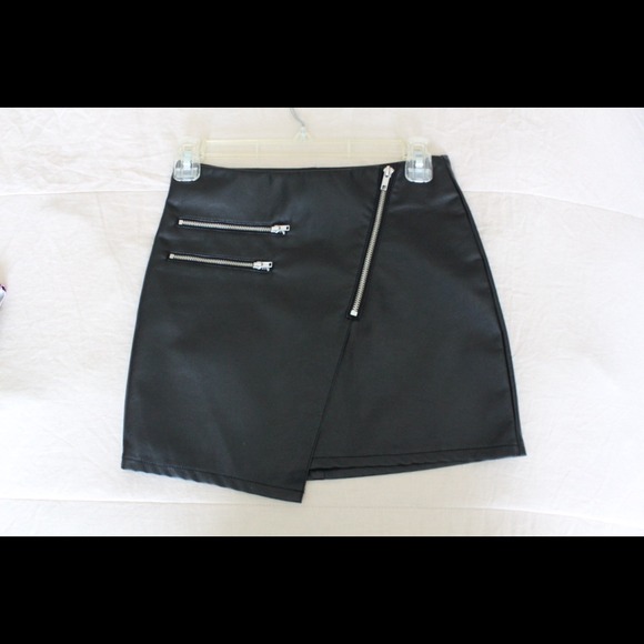 Black Leather Skirt