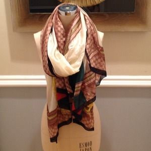gucci inspired silk scarf