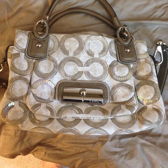 Sequined coach bag- CATCH ME if you can SALE:)
