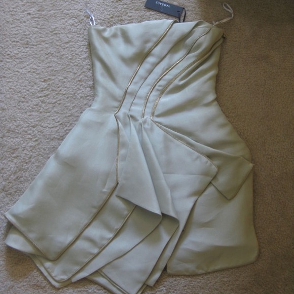 $12,900 Versace Zipper Couture Dress 0-2 AUTHENTIC - Picture 3 of 4