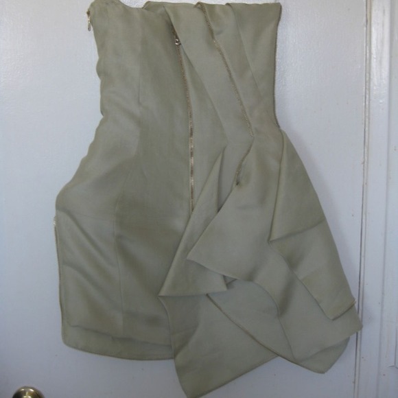 $12,900 Versace Zipper Couture Dress 0-2 AUTHENTIC - Picture 4 of 4