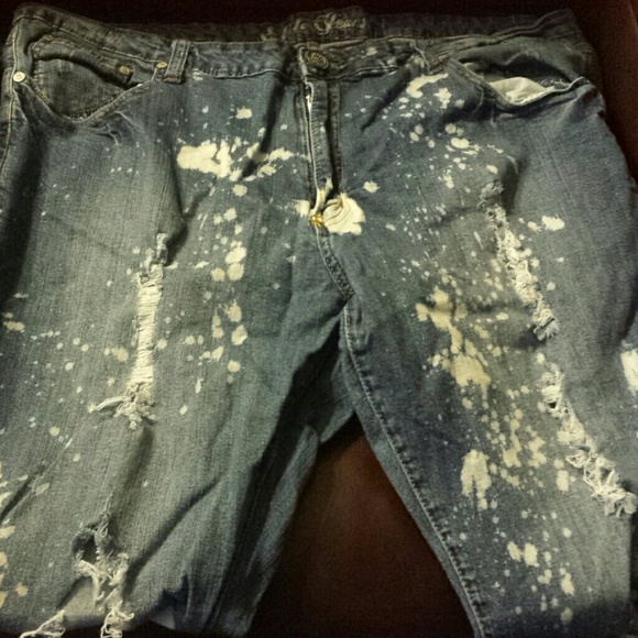 Rip-up jeans