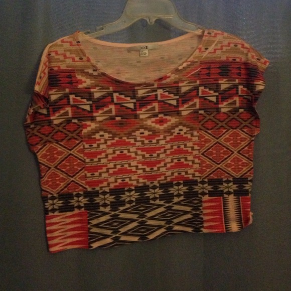 Tribal crop top