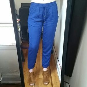 Soft Cotton Drawstring Pants
