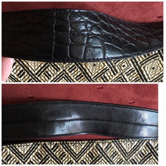 🎁Large, Woven, Geometric Patterned Handbag - Picture 4 of 7