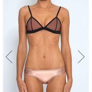 triangl Swim - TRIANGL rose gold neoprene bikini triangl Swim - TRIANGL rose gold neoprene bikini