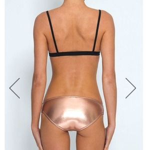 triangl Swim - TRIANGL rose gold neoprene bikini triangl Swim - TRIANGL rose gold neoprene bikini