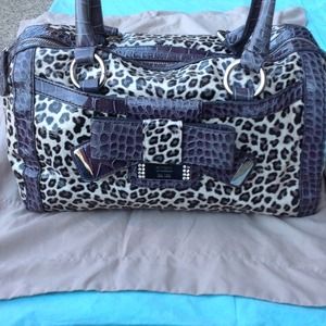 Leopard print purse