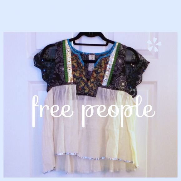 Unique Free People Trapeze Top