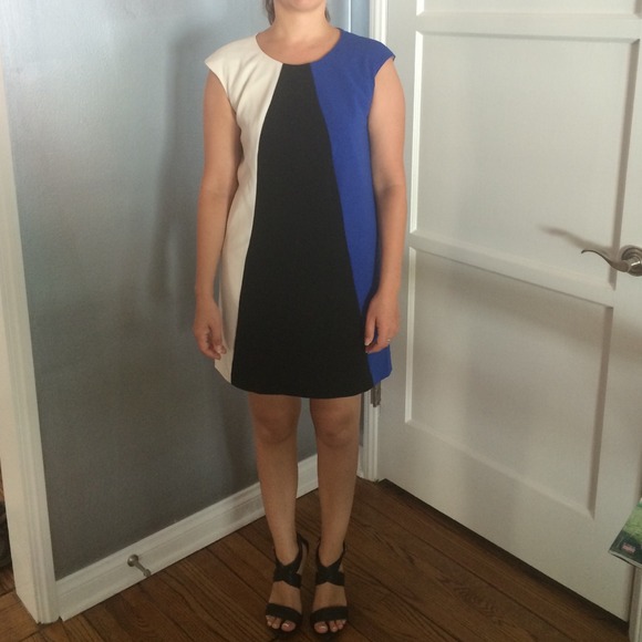 NWT business casual three-colored dress