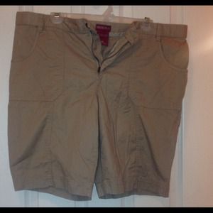 Merona khaki Bermuda style shorts