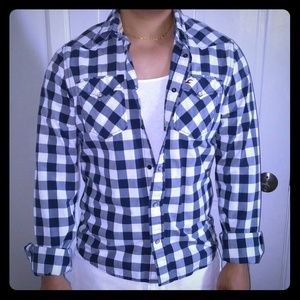 Hollister plaid shirt