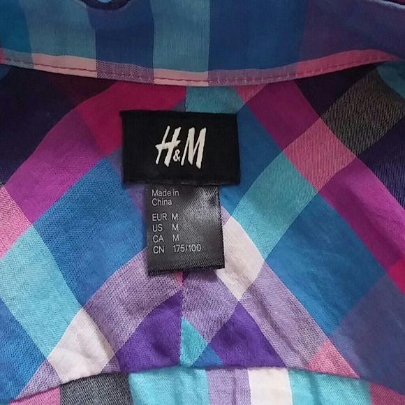 H&M plaid shirt - Picture 3 of 3